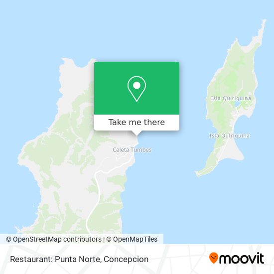 Mapa de Restaurant: Punta Norte