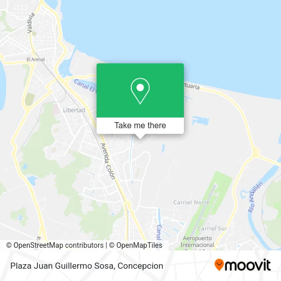 Mapa de Plaza Juan Guillermo Sosa