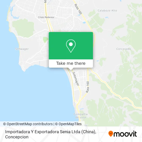 Importadora Y Exportadora Senia Ltda (China) map