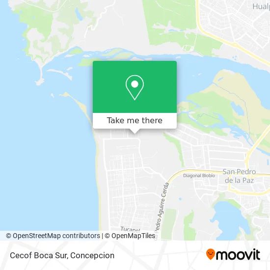 Cecof Boca Sur map