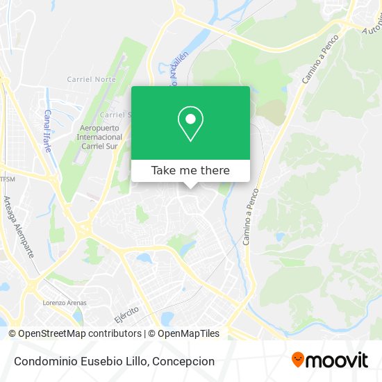 Condominio Eusebio Lillo map