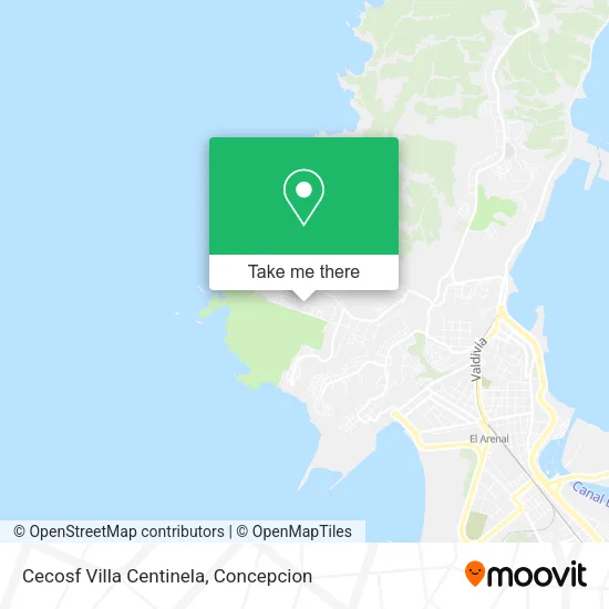 Mapa de Cecosf Villa Centinela