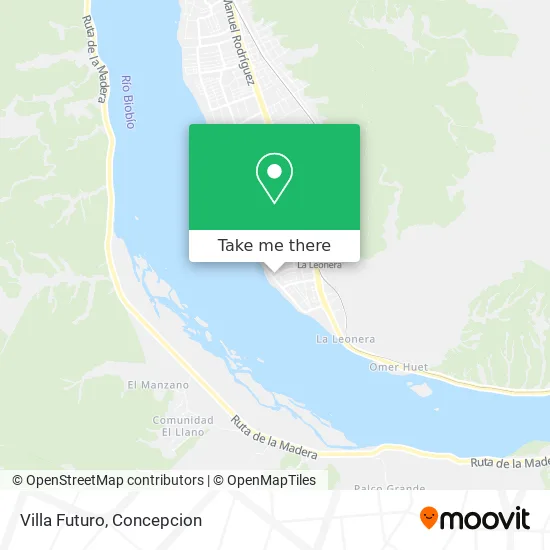 Mapa de Villa Futuro