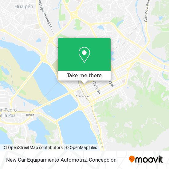 Mapa de New Car Equipamiento Automotriz