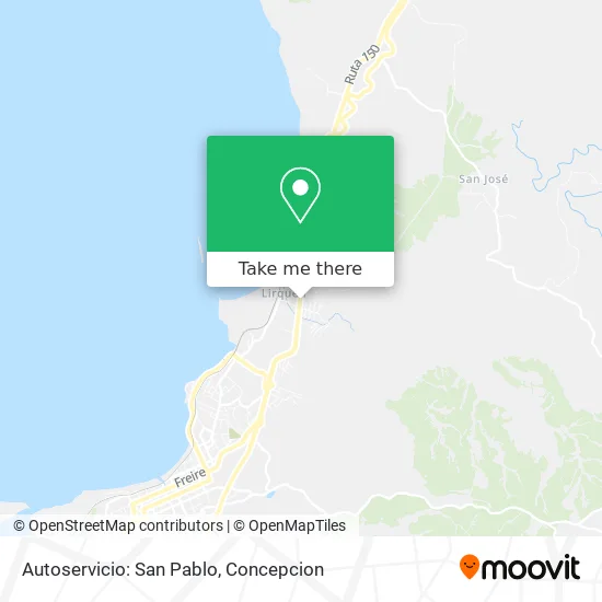 Autoservicio: San Pablo map