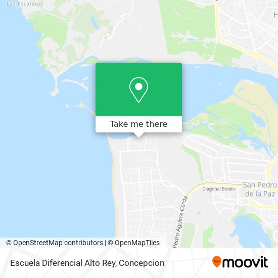 Escuela Diferencial Alto Rey map