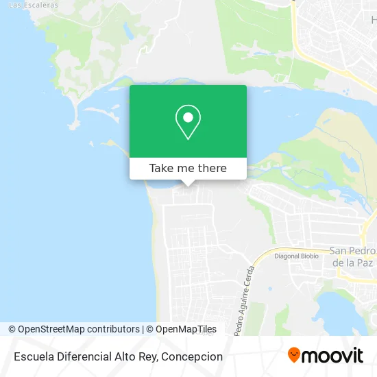 Mapa de Escuela Diferencial Alto Rey
