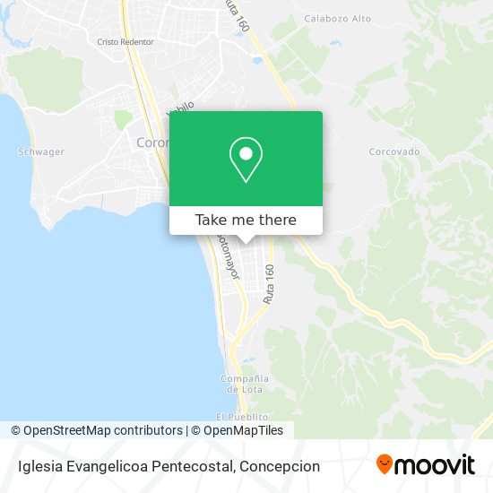 Iglesia Evangelicoa Pentecostal map