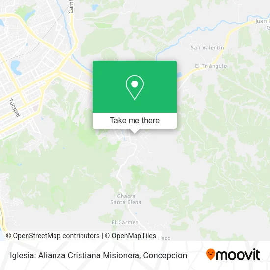 Mapa de Iglesia: Alianza Cristiana Misionera