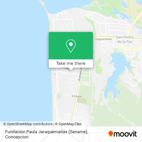 Fundación Paula Jaraquemadas (Sename) map