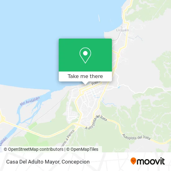Casa Del Adulto Mayor map