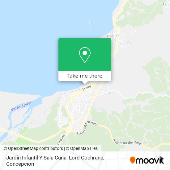 Jardin Infantil Y Sala Cuna: Lord Cochrane map
