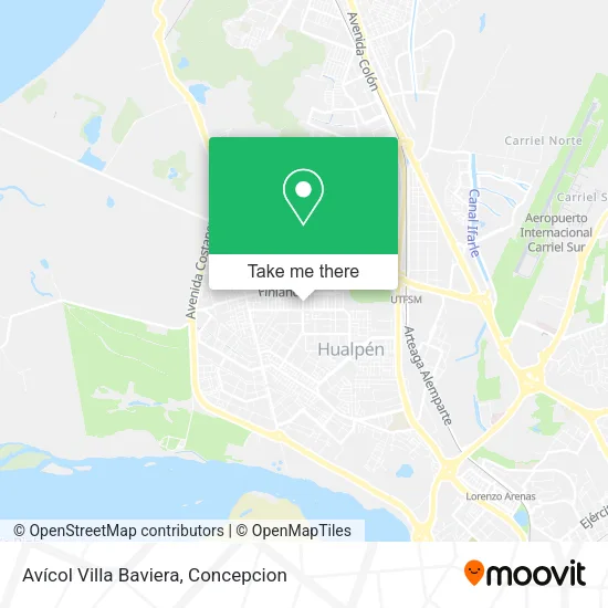 Avícol Villa Baviera map