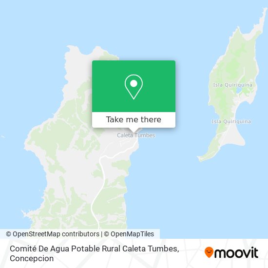 Comité De Agua Potable Rural Caleta Tumbes map