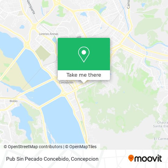Mapa de Pub Sin Pecado Concebido