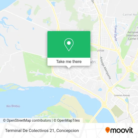 Mapa de Terminal De Colectivos 21