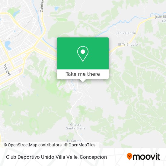 Mapa de Club Deportivo Unido Villa Valle