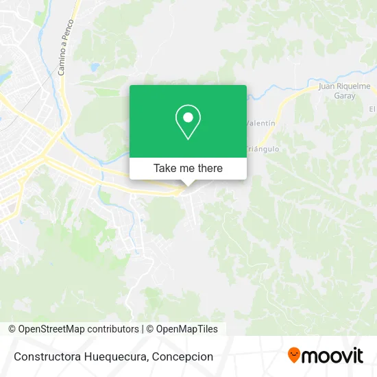 Constructora Huequecura map