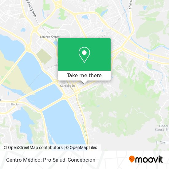 Centro Médico: Pro Salud map