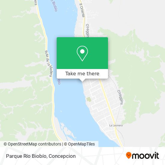 Parque Río Biobío map