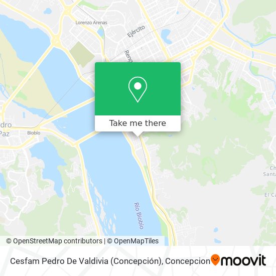 Cesfam Pedro De Valdivia (Concepción) map
