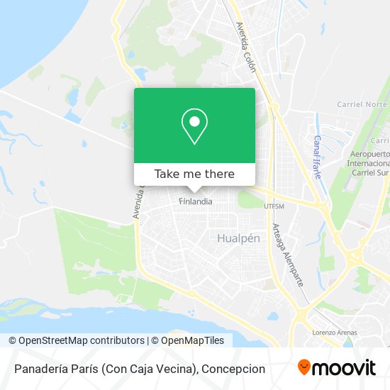 Panadería París (Con Caja Vecina) map