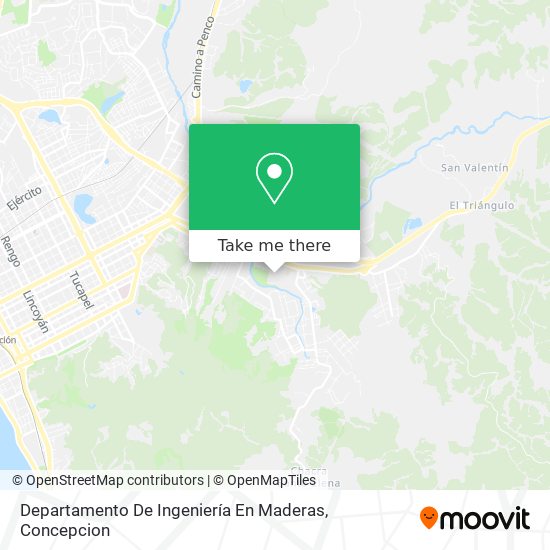 Departamento De Ingeniería En Maderas map