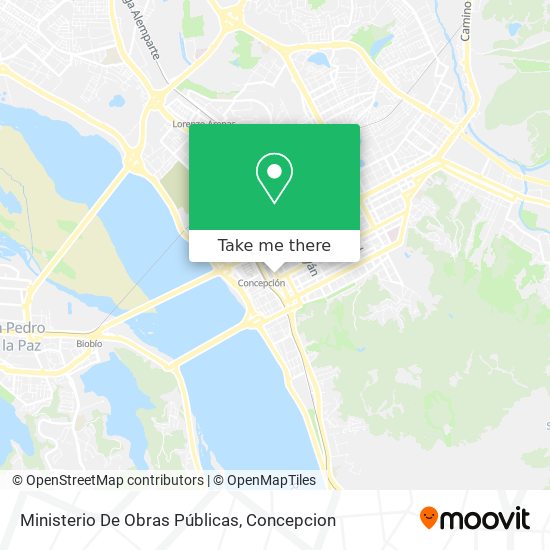 Ministerio De Obras Públicas map