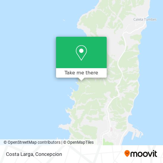 Mapa de Costa Larga