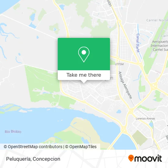 Mapa de Peluquería