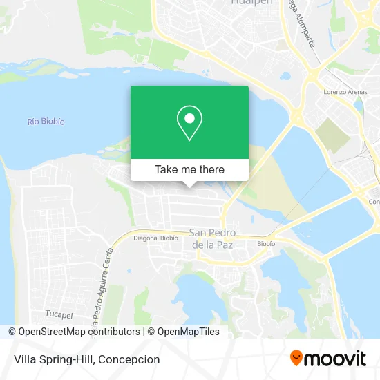 Mapa de Villa Spring-Hill
