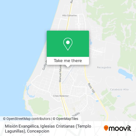 Misión Evangélica, Iglesias Cristianas (Templo Lagunillas) map