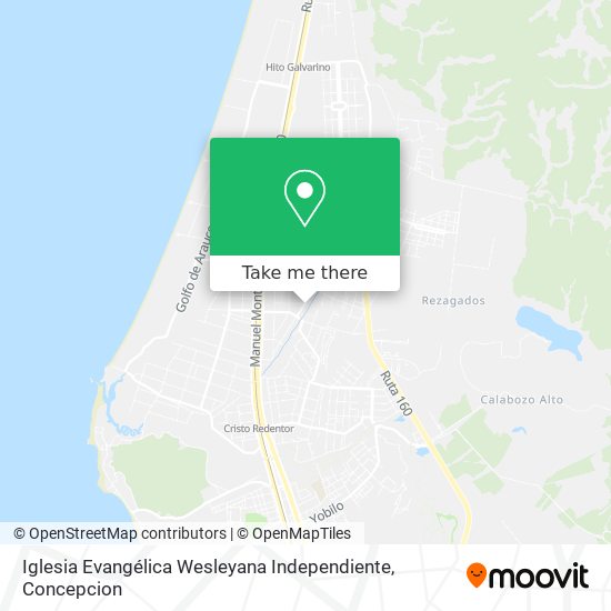Iglesia Evangélica Wesleyana Independiente map