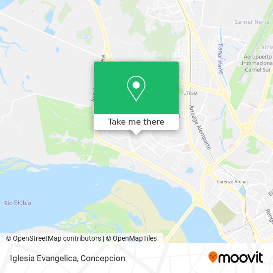 Mapa de Iglesia Evangelica