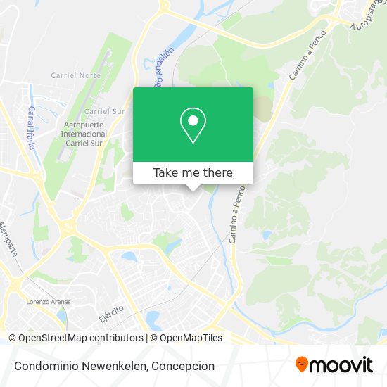 Mapa de Condominio Newenkelen