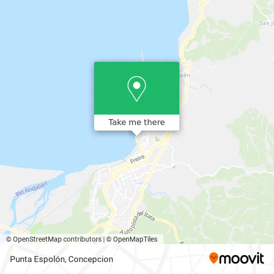 Punta Espolón map