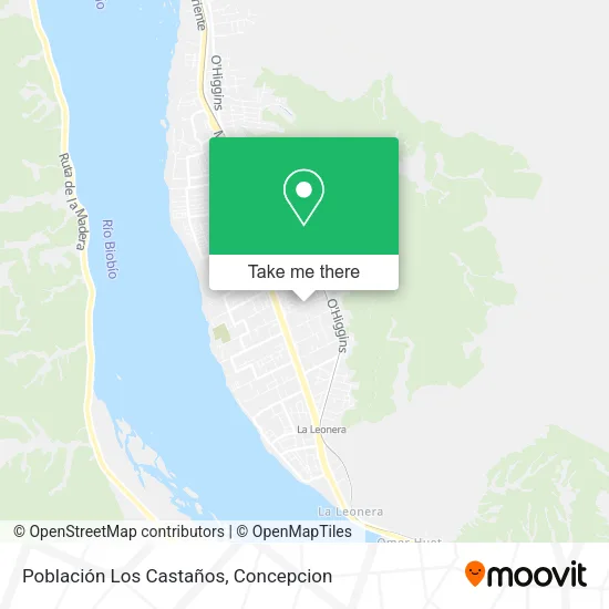 Mapa de Población Los Castaños