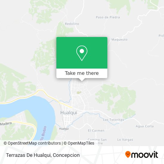 Terrazas De Hualqui map