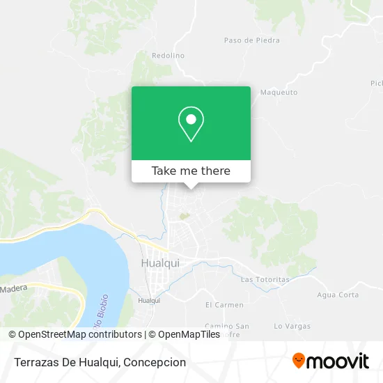 Mapa de Terrazas De Hualqui