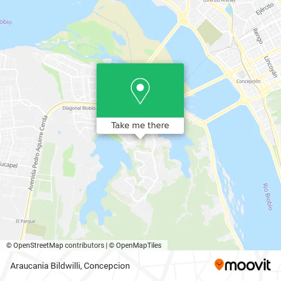 Mapa de Araucania Bildwilli