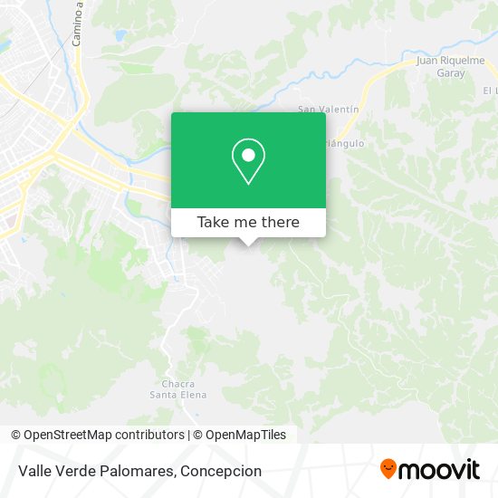 Valle Verde Palomares map