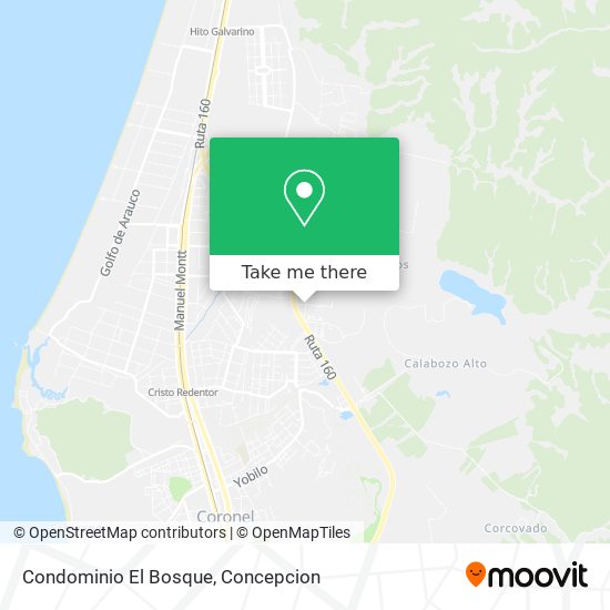 Mapa de Condominio El Bosque