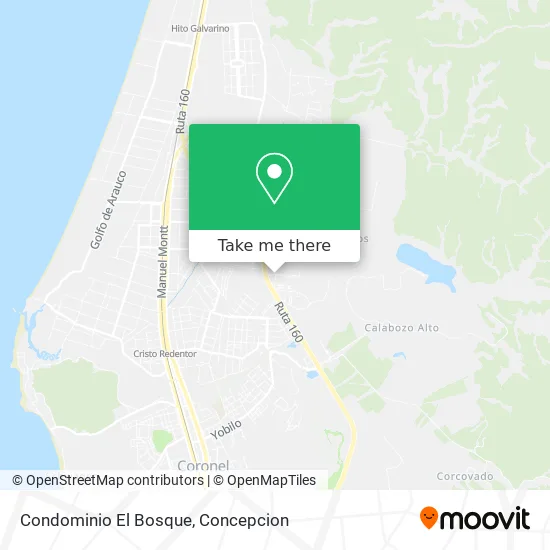 Mapa de Condominio El Bosque