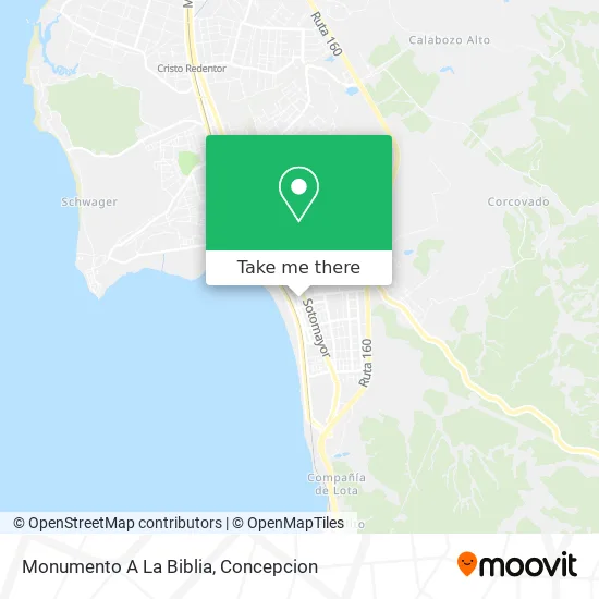 Mapa de Monumento A La Biblia
