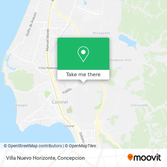 Villa Nuevo Horizonte map