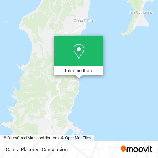 Mapa de Caleta Placeres