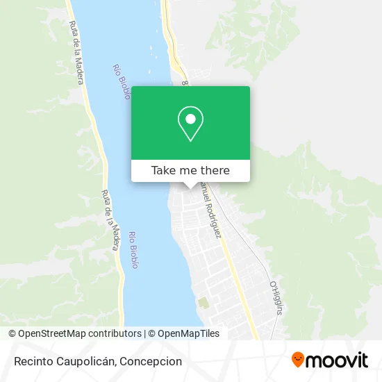 Recinto Caupolicán map