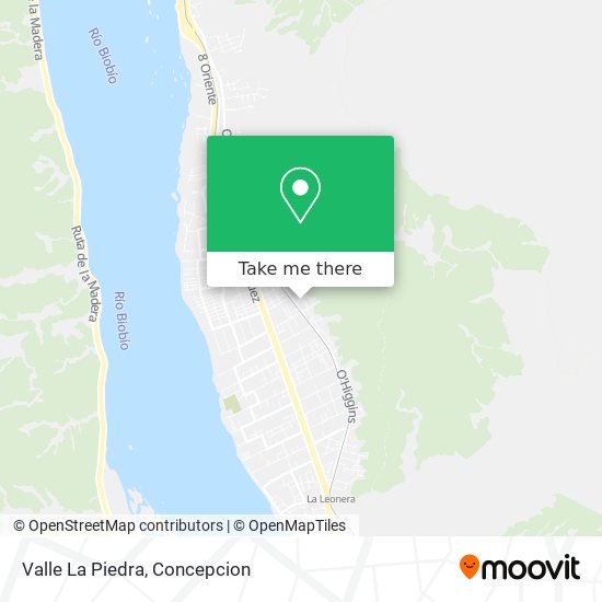 Mapa de Valle La Piedra