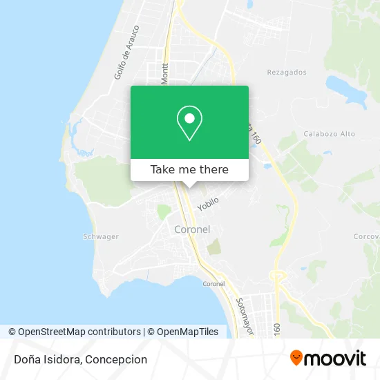 Mapa de Doña Isidora