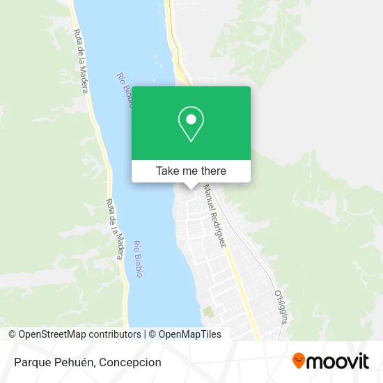 Mapa de Parque Pehuén